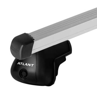 Багажник на крышу Атлант для VAUXHALL Astra 5-дв. универсал, 04-06 - с интегрированным рейлингом дуги прямоугольные алюминиевые
