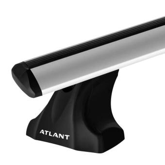 Багажник на крышу Атлант для SEAT Leon (mk3) 5-дв., , хэтчбек, 13-2020 (Гладкая крыша) дуги алюминиевые Крыло