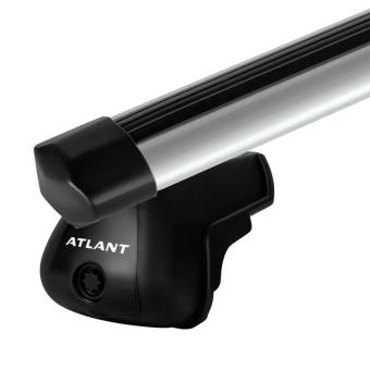 Багажник на крышу Атлант для SEAT Ibiza ST 5-дв. универсал10- с интегрированным рейлингом дуги алюминиевые аэро эконом