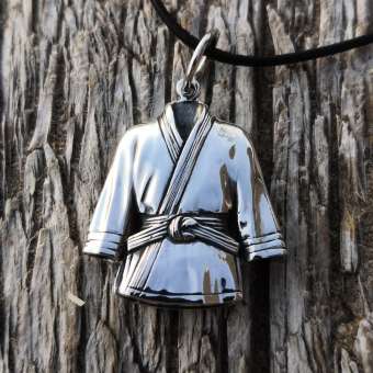 Кастомный кулон из серебра Crazy Silver Кимоно 023-018