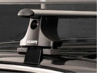 Багажник на крышу Атлант на Renault Logan (04-13) с опорой В дуга аэро 1260 мм