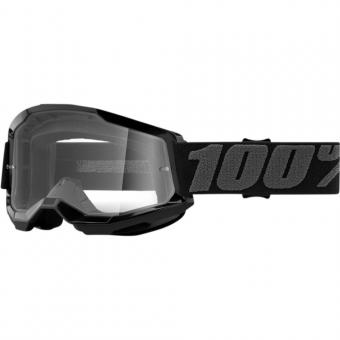 Очки 100% Strata 2 Goggles - Black - Clear 50027-00001