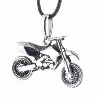 Кастомный кулон из серебра Crazy Silver Мотоцикл кроссовый BM-01 019-005