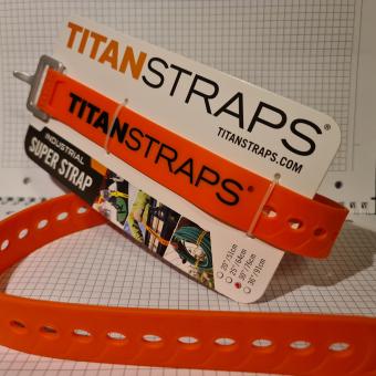 TitanStraps Крепежная стропа 76см оранжевая TITAN INDUSTRIAL STRAP TSI-0130-FO