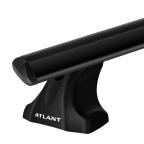 Багажник на крышу Атлант для VOLVO S60 2010-2018 (Гладкая крыша) дуги алюминиевые Крыло усиленные-1