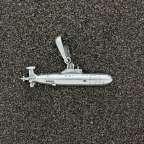 Кастомный кулон из серебра Crazy Silver Подводная лодка 971 005-012-1