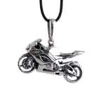 Кастомный кулон из серебра Crazy Silver Мотоцикл Suzuki GSX-R 019-011-2