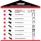 Щетки стеклоочистителя бескаркасные Artway для SWM G01/G01F 01.18- (600-480 мм)-7