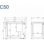 Компрессорный автохолодильник Alpicool C50-7