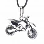 Кастомный кулон из серебра Crazy Silver Мотоцикл кроссовый BM-01 019-005-1
