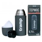 Термос Tramp Soft Touch 0,75 л серый TRC-108-4