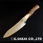 Туристический нож G.Sakai, Gaucho Facon Fixed / VG-1 (laminated), рог оленя-1