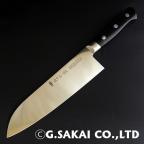 Кухонный нож G.Sakai ATS-34 Santoku 180mm-1