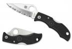 Spyderco Ladybug 3, Black FRN handle, VG-10 Steel, Full Serrated-1