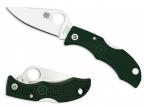 Spyderco Ladybug 3, British Racing Green, 189-ZDP Steel, Plain-1