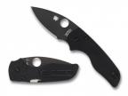 Складной нож Spyderco Native Lil&#039;, Black G-10 Handle, CPM-S30V, Black Blade, Plain-1