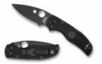 Складной нож Spyderco Native 5, Black FRN Handle, CPM-S30V, Black Blade, Plain-1