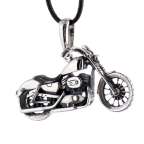 Кастомный кулон из серебра Crazy Silver Мотоцикл Harley Davidson Sportster 019-002-2