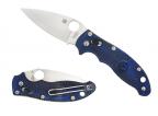 Spyderco Manix 2, Blue FRN Handle, CTS-BD1, Plain-1