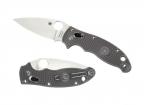 Spyderco Manix 2, Gray FRN Handle, Maxamet, Plain-1