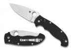 Spyderco Manix 2 XL, Black G-10 Handle, CPM-S30V, Plain-1