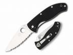 Складной нож Spyderco Tenacious, Black G10 Handle, Full Serrated-1