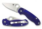 Складной нож Spyderco Para 3, G-10 Handle (Dark Blue), CPM-S110V, Plain-1