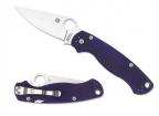 Складной нож Spyderco Para-Military 2, G-10 Handle (Dark Blue), CPM-S110V, Plain-1