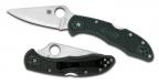 Складной нож Spyderco Delica 4, British Racing Green, 189-ZDP Steel, Plain-1