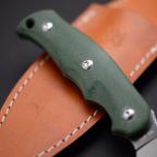 Туристический нож G.Sakai, Camper En Fixed / ZDP-189, Green G-10-6