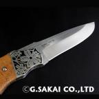 Туристический нож G.Sakai, Sakura 2 Fixed / VG-10, karin-kobu-5
